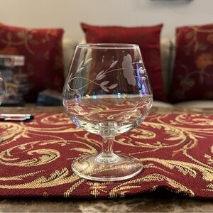 Princess House Heritage Brandy Glass